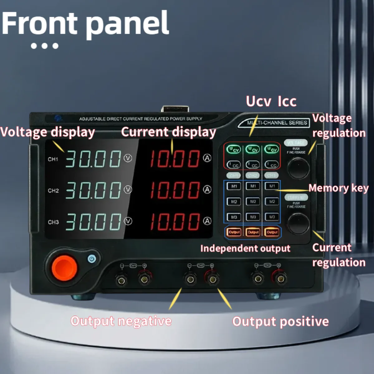 مزود طاقة مختبري قابل للبرمجة  - مراجعة Programmable Dc Power Supply 60V 10A وسعره